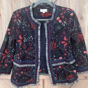 Ann Taylor Loft floral blazer